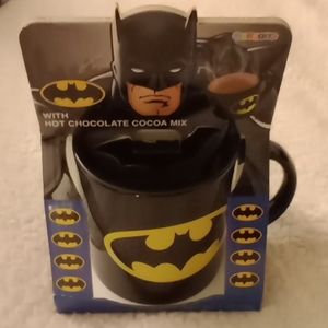 NWT BATMAN MUG AND HOT CHOCOLATE